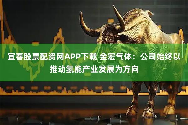 宜春股票配资网APP下载 金宏气体：公司始终以推动氢能产业发展为方向
